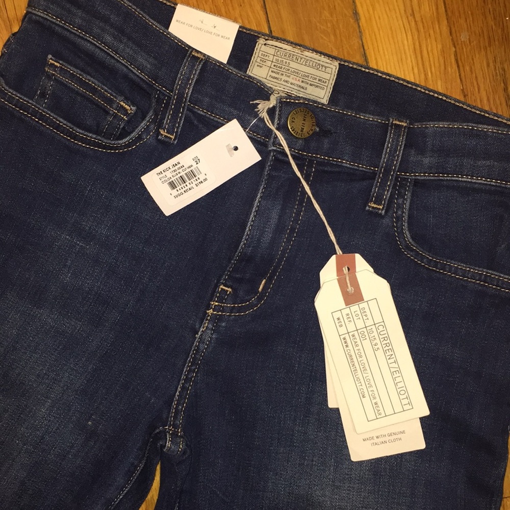 NWT Current/Elliot The Kick Jean, Size 27 - Picture 6 of 8
